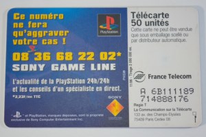 Télécarte 50 Playstation (02)